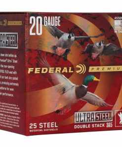 Federal Premium Ultra Steel Shotshells 20ga 3" 1oz 1400 fps #3 & #5 10/ct