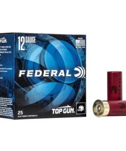 Federal Top Gun Shotshells 12ga 2-3/4" 1-1/8oz 1200 fps #8 250/ct Case (10 Boxes- 25/ct)