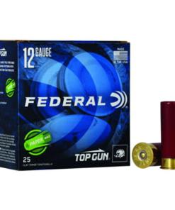 FEDERAL TOP GUN 12 GA 2 3/4 IN  1 1/8OZ 1200 FPS 8 PAPER WAD SS AMMO 25RD
