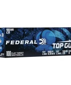 Federal Top Gun Shotshells 20 ga 2-3/4" 7/8oz 1210 fps #8 100/ct
