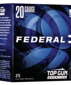 Federal Top Gun Sporting Shotshells 20ga 2-3/4" 7/8 oz 1250 fps #8 25/ct