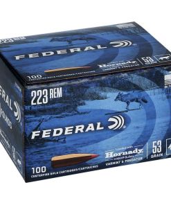 Federal Varmint & Predator Rifle Ammunition .223 Rem 53 gr FMJ 3400 fps 100/ct