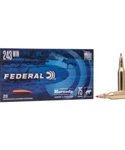 Federal Varmint & Predator rifle Ammunition .243 Win 75 gr V-Max 20/ct