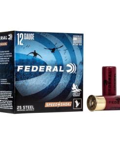 Federal Speed-Shok High Velocity Steel Shotshells 12ga 2-3/4" 1-1/8oz 1500 fps #2 Shot 25/ct