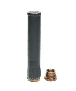 Lantac M-SPEC 22S Suppressor .22 LR with 1/2x28 DT Hub and Plan B Hub