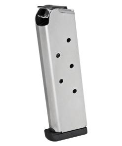 Springfield 1911 Stainless Steel  EMP Magazine with Slam Pad .45 ACP 7/rd
