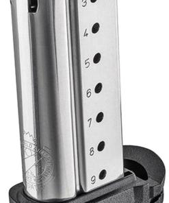 Springfield Armory XD(S) Magazine w Black X-Tension 9mm 9/rd Stainless