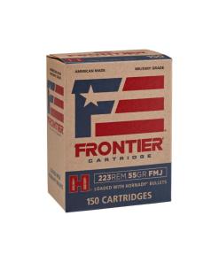 Hornady Frontier Rifle Ammunition .223 Rem 55 gr FMJ 3240 fps 150/ct (Oriented)
