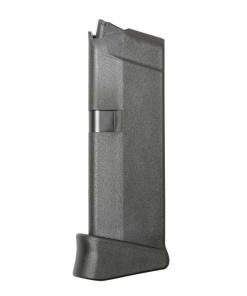 Glock Factory Original Glock 42 Magazine w/Extension Glock 42 .380 ACP Black Polymer 6/rd Pkg'd