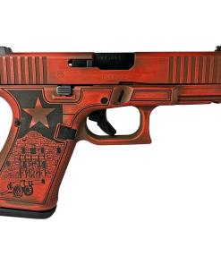 Glock 19 Gen 5 Custom "Texas Orange" Handgun 9mm Luger 15rd Magazines (3) 4.02" Barrel Austria