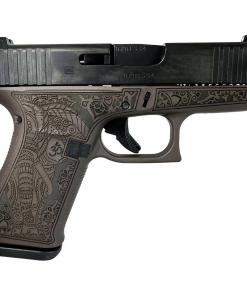 Glock 43x Custom "Vortex Bronze Elephant Engraved" Subcompact Handgun 9mm Luger 10rd Magazines (2) 3.41" Barrel Austria