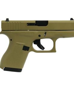 Glock 42 Custom "FDE" Subcompact Handgun .380 ACP 2/6rd Magazines 3.25" Barrel USA