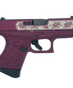 Glock 43 "Black Cherry Roses vs Paisley" Subcompact Handgun 9mm Luger 6/rd Magazines (2) 3.41" Barrel USA