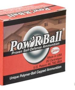 Glaser Pow'RBall Handgun Ammunition  .357 Mag 100 gr JHP 1450 fps 20/box