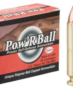 Glaser Pow'RBall Handgun Ammunition  .40 S&W 135 gr JHP 1325 fps 20/box