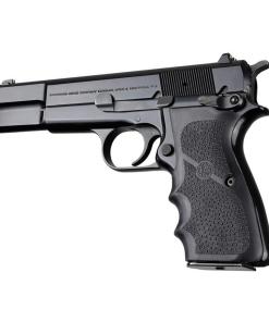 Hogue Browning Hi-Power Rubber Grips with Finger Grooves