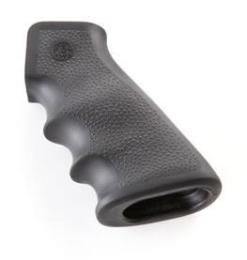 Hogue AR-15/M-16 OverMolded Rubber Grips with Finger Grooves Black