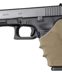 Hogue HandAll Beavertail Grip Sleeve Glock 17 G17 MOS G17L G22 G35 G35 MOS G34 G34 MOS G31 G37 Gen 3-4 FDE