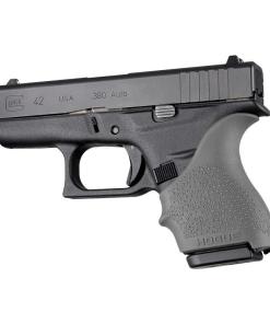 Hogue HandAll Beavertail Handgun Grip Sleeve for Glock 42 43 Slate Grey