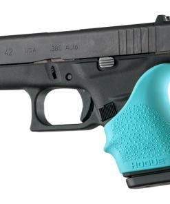 Hogue HandAll Beavertail Grip Sleeve for Glock 42 43-Aqua