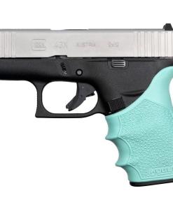 Hogue HandAll Beavertail Grip Sleeve Glock 43X 48 - Aqua