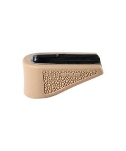 Hogue Overmolded Rubber Grip Extension Base Pad for Glock 43 6/rd Magazines FDE