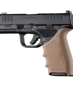 Hogue HandAll Beaver Tail Handgun Grip Sleeve Springfield Armory Hellcat Pro FDE