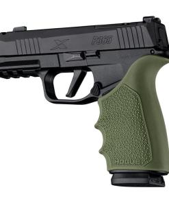 Hogue HandAll Beavertail Handgun Grip Sleeve for Sig Sauer P365 XMacro OD Green