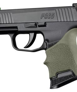 Hogue HandAll Beavertail Grip Sleeve Sig Sauer P365 OD Green
