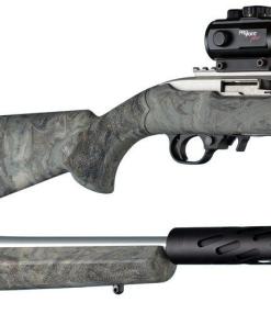 Hogue Ruger 10-22 Takedown Rub. OM Stock w/Standard Barrel Chan. Ghillie Green