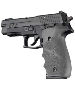 Hogue Overmolded Rubber Grip Handgun Grips for Sig Sauer P226 Slate Grey with Finger Grooves