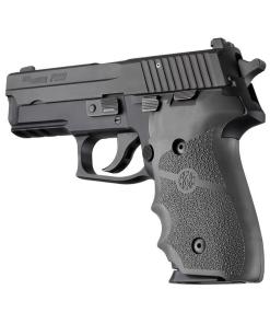 Hogue Overmolded Rubber Grip Handgun Grips for Sig Sauer P228/P229 Slate Grey with Finger Grooves