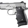 Kimber Micro 9 Ambi Safety Rubber Grip with Finger Grooves Black