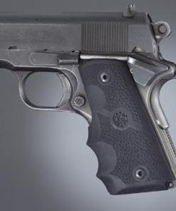 Hogue Colt Officer Rubber Grips with Finger Grooves Black