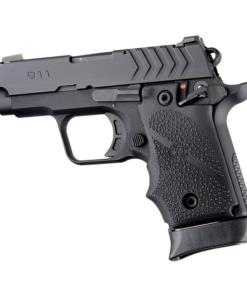 Hogue Overmolded Rubber Grip for Springfield 911 .380 Ambi Safety Black