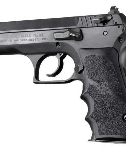 Hogue Magnum Research Baby Eagle .40/9mm Jericho & Uzi Eagle Rubber Grips with Finger Grooves