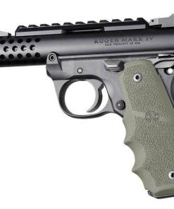 Ruger 22/45 MKIV Rubber Grip with Finger Grooves OD Green