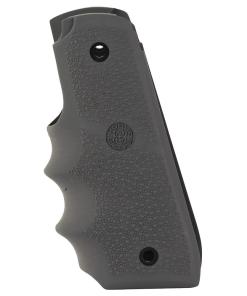 Hogue Overmolded Rubber Grip with Finger Grooves for Ruger 22/45 MKIV Slate Grey