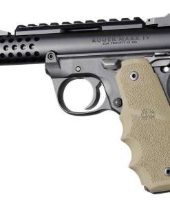 Ruger 22/45 MKIV Rubber Grip with Finger Grooves Flat Dark Earth