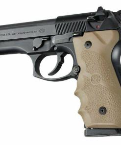 Beretta 92/96 Series Rubber Grip with Finger Grooves Flat Dark Earth