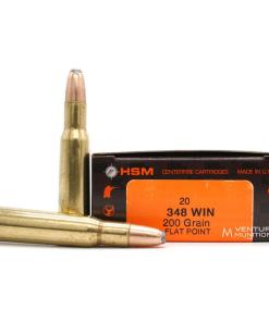 HSM Classic Rifle Ammunition .348 Win 200gr SP 2450 fps 20/ct