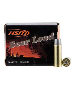 HSM Bear Load Hard Cast Handgun Ammunition 44 Rem Mag 305gr WFN 1260 fps 20/ct