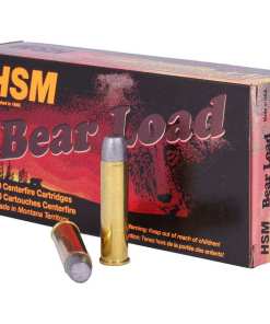 HSM Bear Load Hard Cast Handgun Ammunition .460 S&W 325gr WFN Gas Check 1824 fps 20/ct