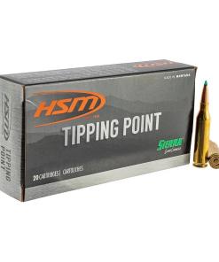 HSM Tipping Point 2 Rifle Ammunition 7mm-08 Rem 162 gr SST 20/ct