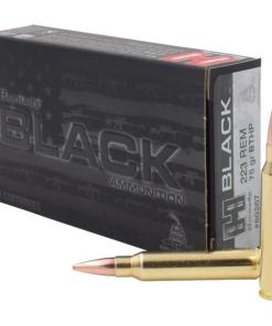 Hornady Black Rifle Ammunition .223 Rem 75 gr BTHP-M 2790 fps 20/ct