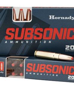 Hornady Subsonic Ammunition .300 BLACKOUT 190 gr SUB-X 1050 fps 20/ct