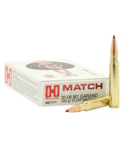 Hornady Vintage Match Rifle Ammunition .30-06 Sprg 168 gr ELD 2710 fps 20/ct