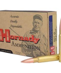 Hornady Vintage Match Rifle Ammunition 8x57mm 196 gr BTHP 2500 fps - 20/box