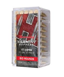 Hornady Varmint Express Rimfire Ammunition .17 HMR 17 gr. V-MAX 2550 fps 50/ct