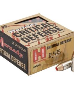 Hornady Critical Defense Handgun Ammunition .32 Auto 60gr FTX 1000 fps 25/ct